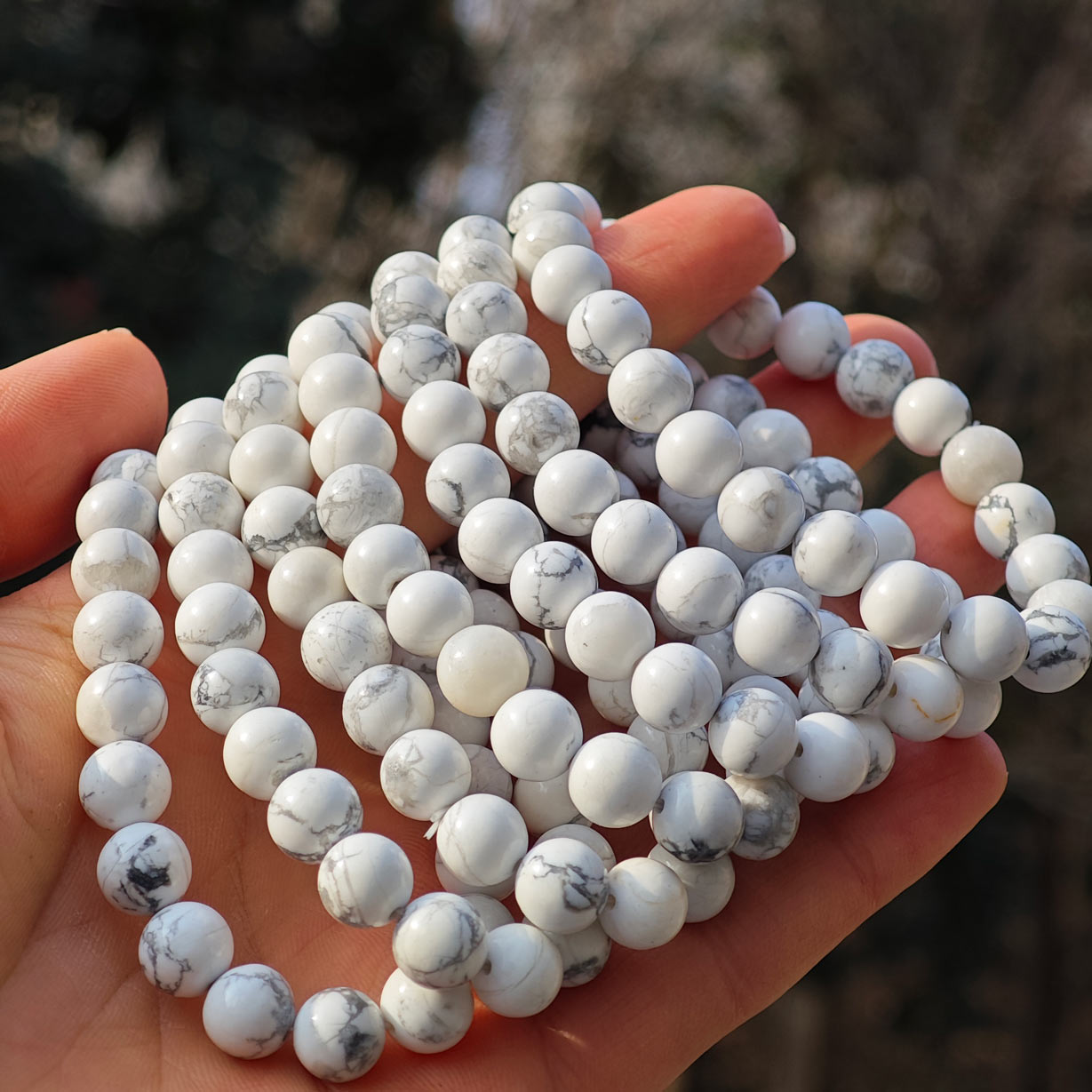 Wholesale Howlite Crystal Bracelet