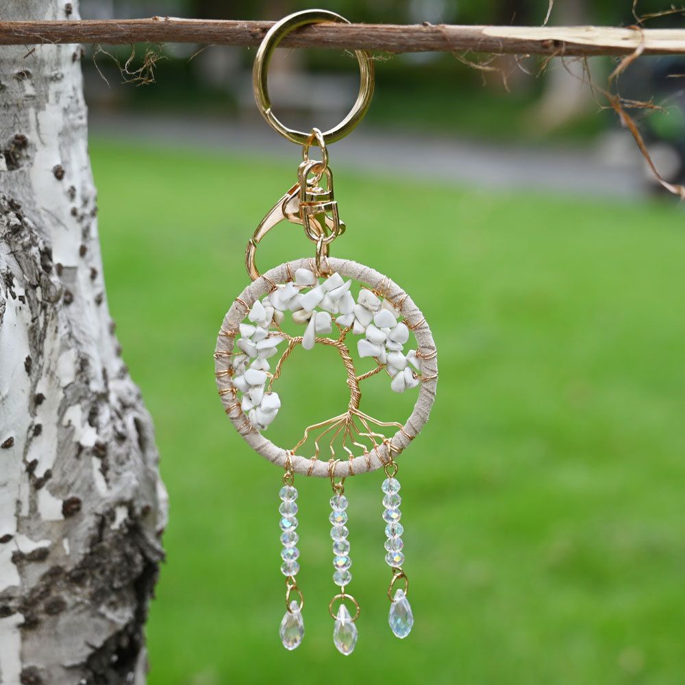 Dream Catcher Life Tree Healing Keychains