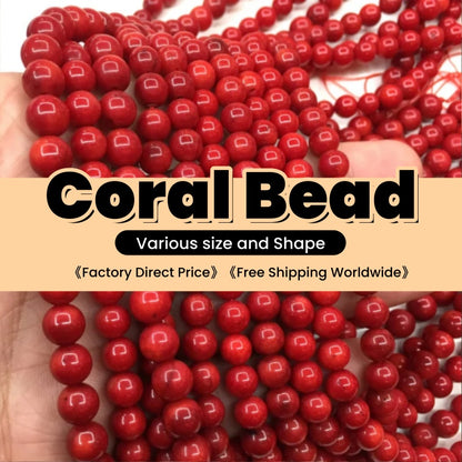 Coral Loose Beads - Free Shipping