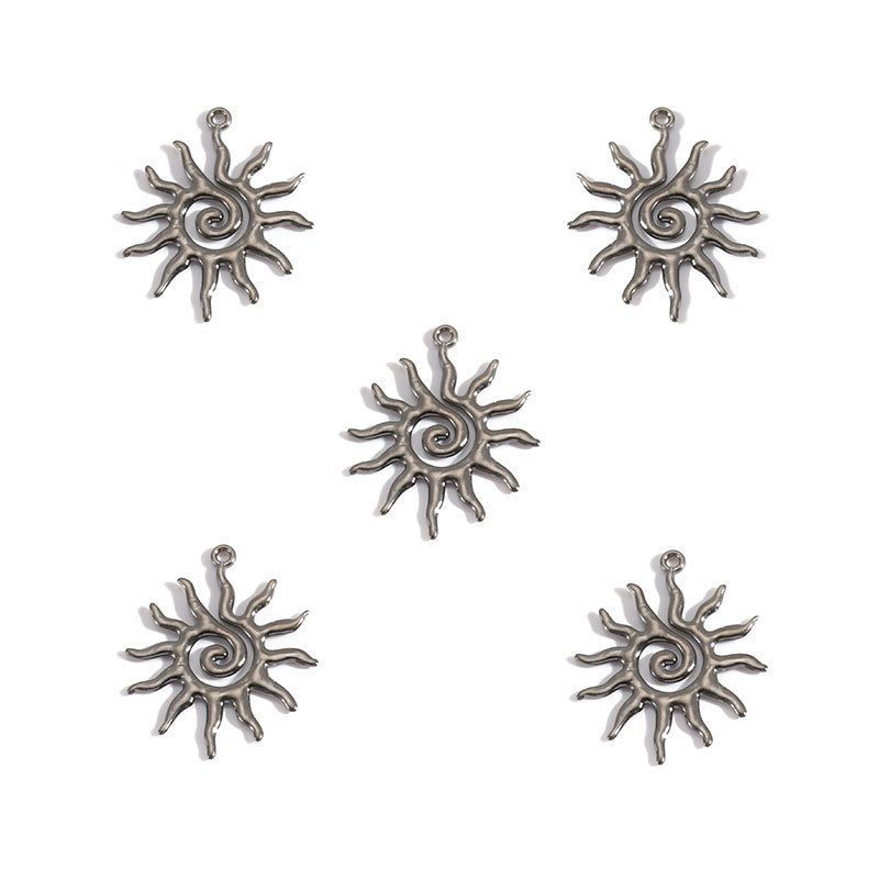 5 PCS Sun Style Jewelry Making Findings Charm Multi Sizes
