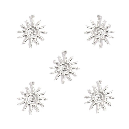 5 PCS Sun Style Jewelry Making Findings Charm Multi Sizes