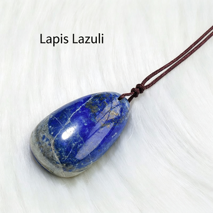 Healing Crystal Semi-Precious Stone Pendant Necklace