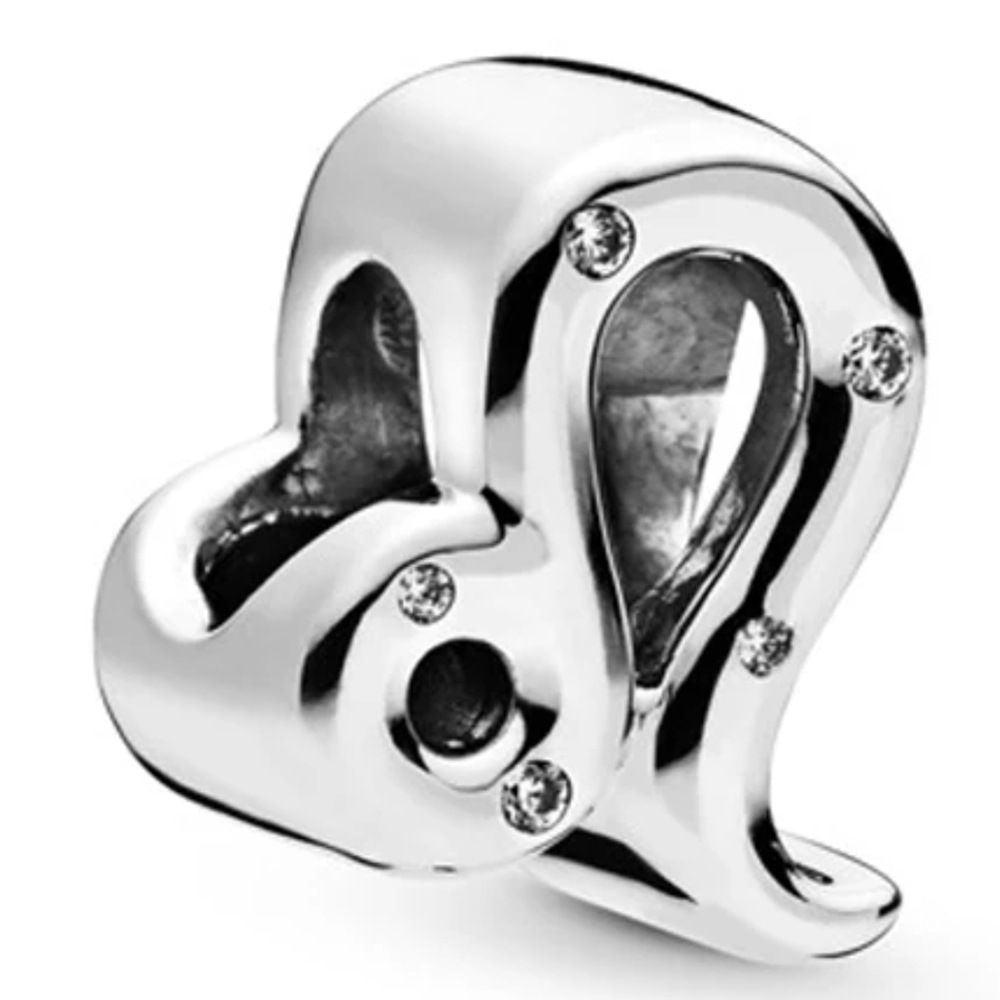 Zodiac Signs Silver Pendora Style Spacer Finding for DIY Jewelry Making
