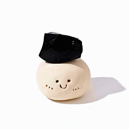 Micro Mineral Raw Crystal Gemstone Happy Face Collection