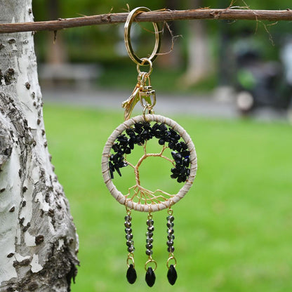 Dream Catcher Life Tree Healing Keychains