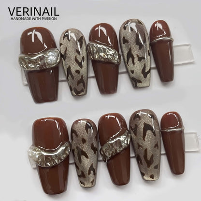 #4 Press-On Nails Box Handmade, Reusable, Unique Styles