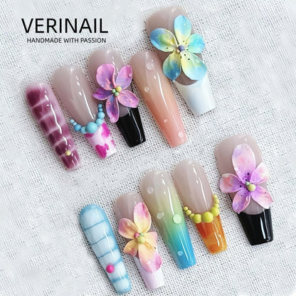 #4 Press-On Nails Box Handmade, Reusable, Unique Styles