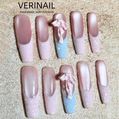 #4 Press-On Nails Box Handmade, Reusable, Unique Styles