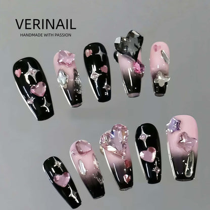 #4 Press-On Nails Box Handmade, Reusable, Unique Styles
