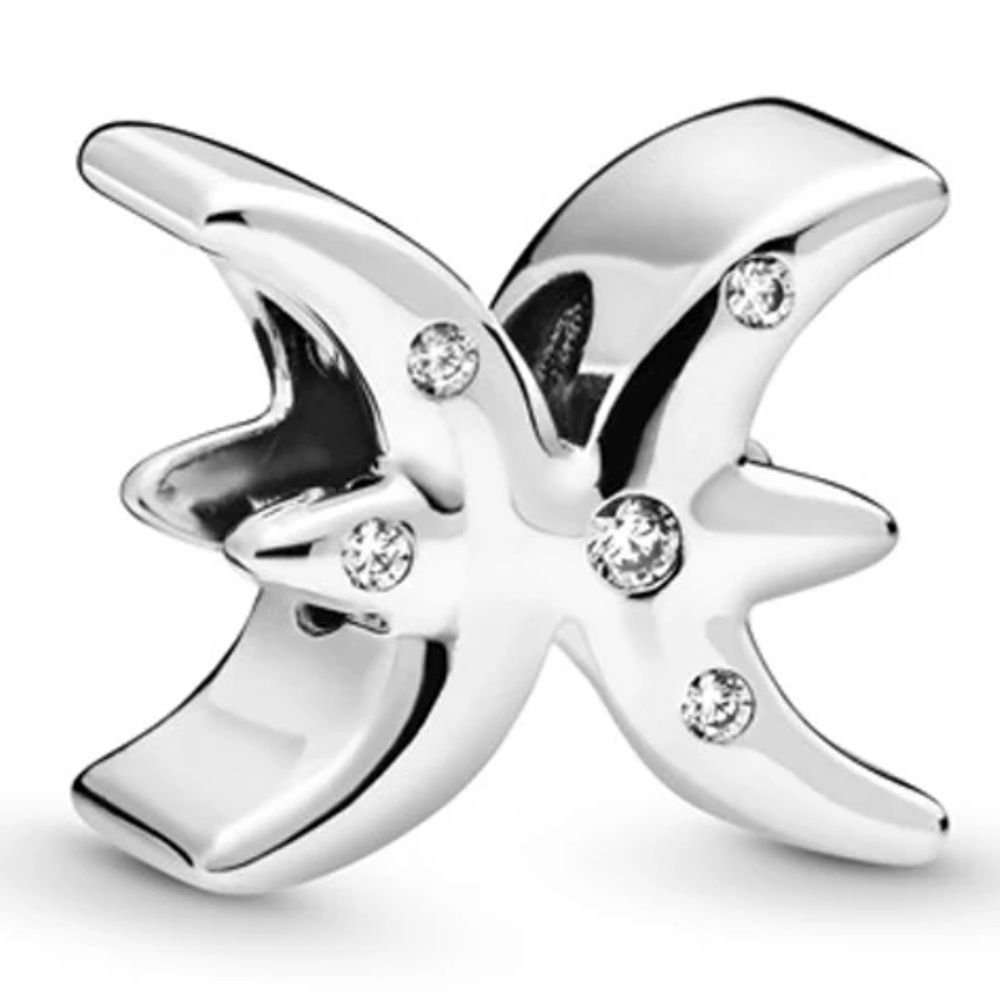 Zodiac Signs Silver Pendora Style Spacer Finding for DIY Jewelry Making