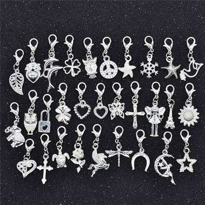 30PCS Assorted Prewter Charms for Jewelry Making
