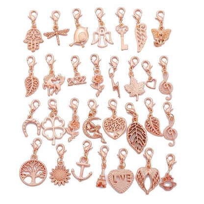 30PCS Assorted Prewter Charms for Jewelry Making