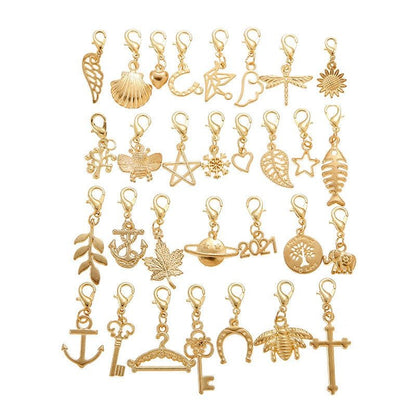 30PCS Assorted Prewter Charms for Jewelry Making