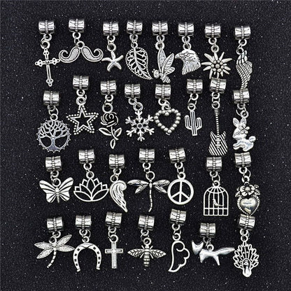 30PCS Assorted Prewter Charms for Jewelry Making