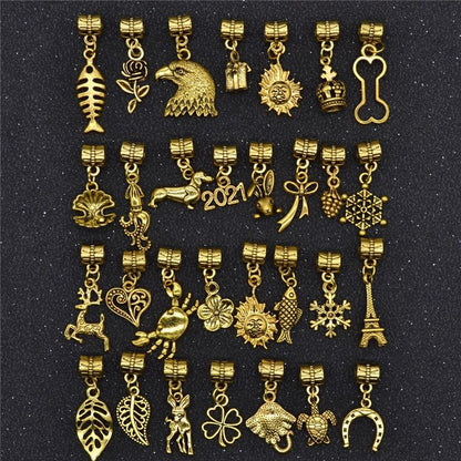 30PCS Assorted Prewter Charms for Jewelry Making