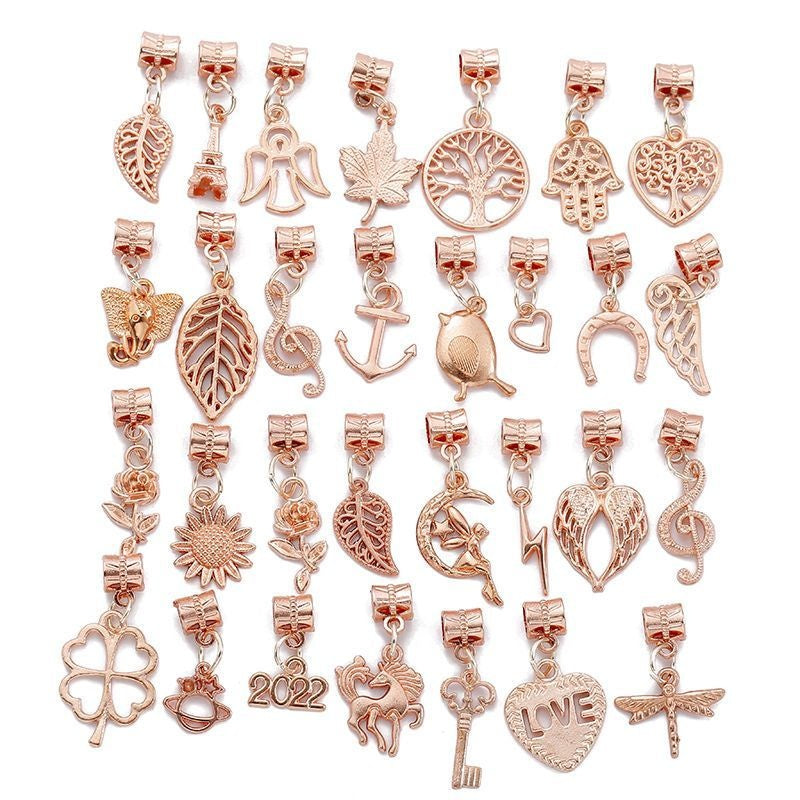 30PCS Assorted Prewter Charms for Jewelry Making
