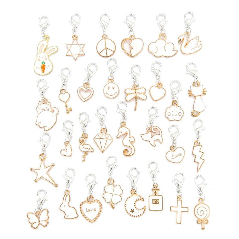 30PCS Assorted Prewter Charms for Jewelry Making