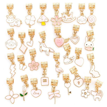 30PCS Assorted Prewter Charms for Jewelry Making