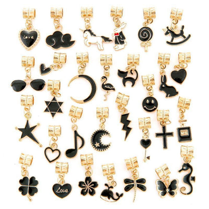 30PCS Assorted Prewter Charms for Jewelry Making