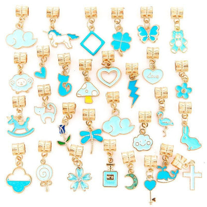 30PCS Assorted Prewter Charms for Jewelry Making