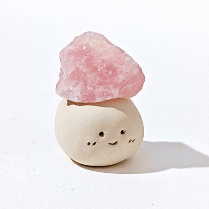 Micro Mineral Raw Crystal Gemstone Happy Face Collection