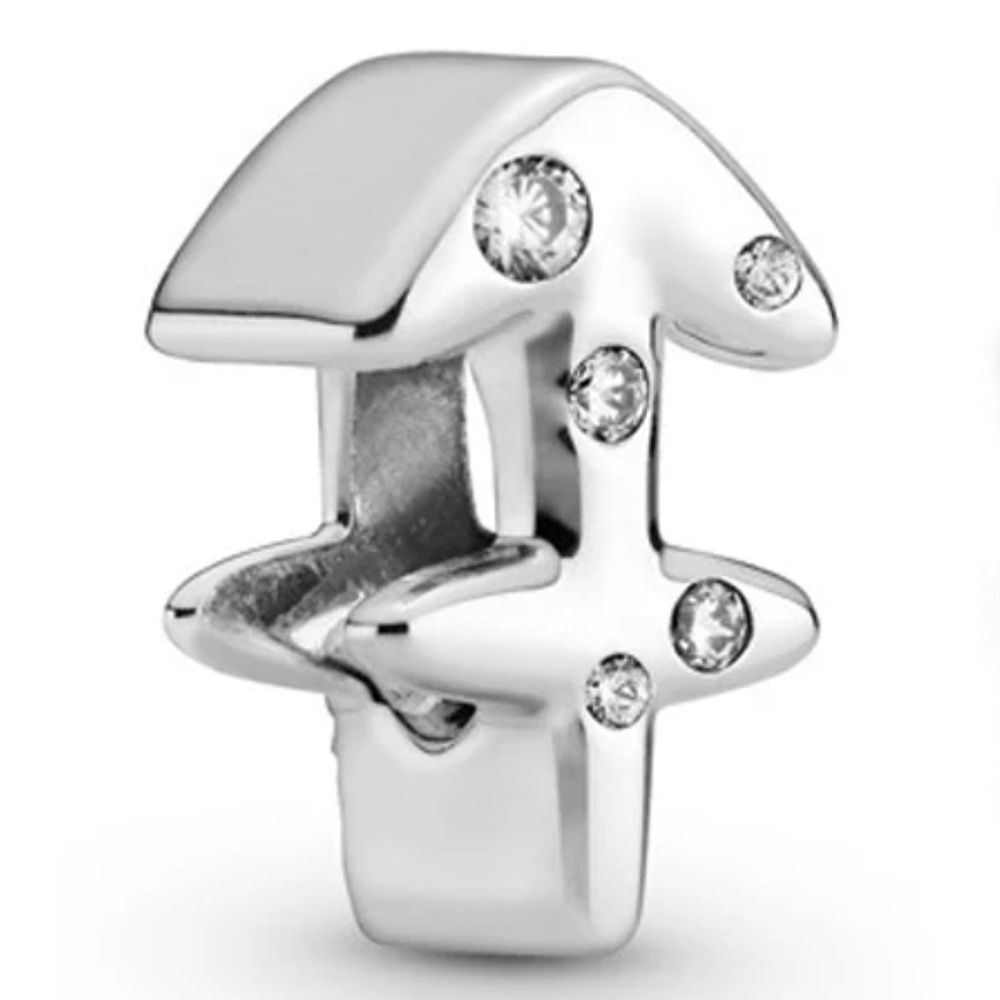 Zodiac Signs Silver Pendora Style Spacer Finding for DIY Jewelry Making