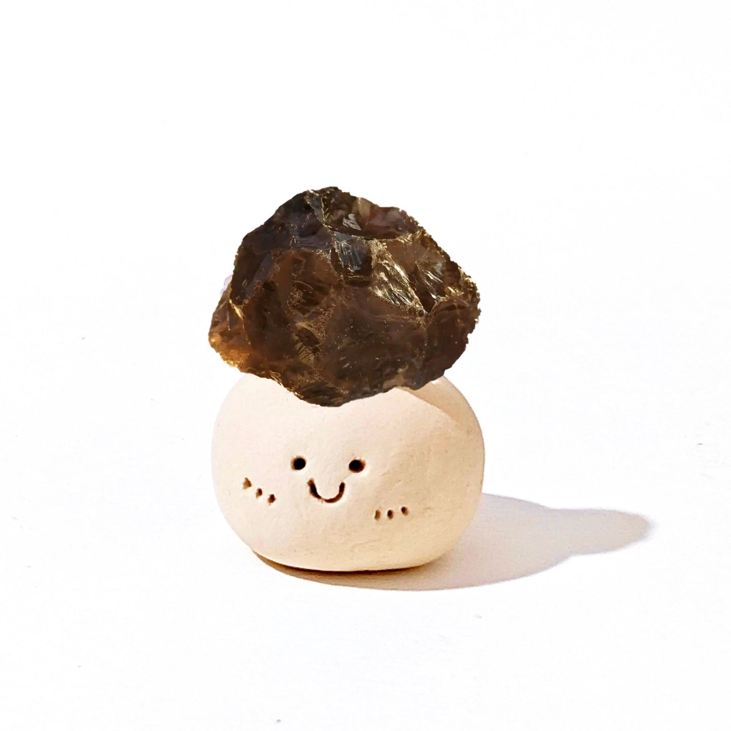 Micro Mineral Raw Crystal Gemstone Happy Face Collection