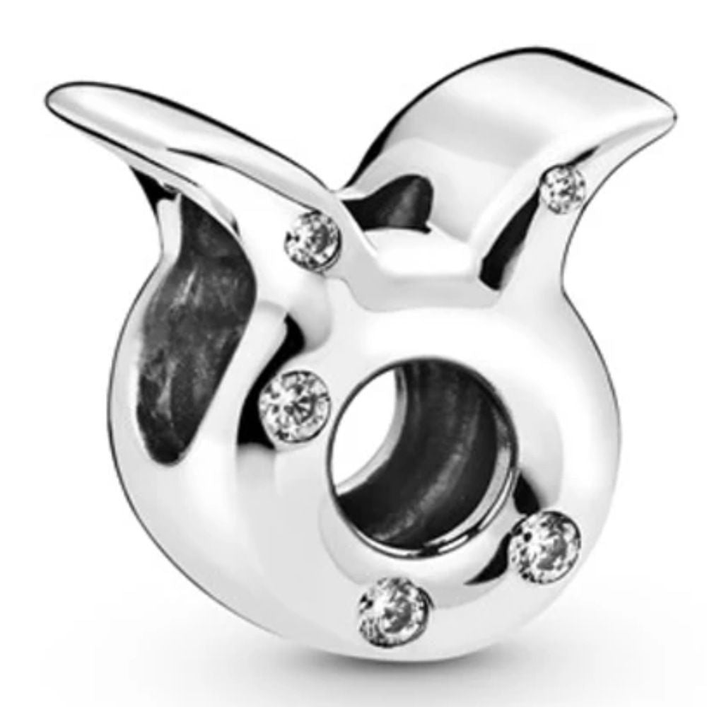 Zodiac Signs Silver Pendora Style Spacer Finding for DIY Jewelry Making