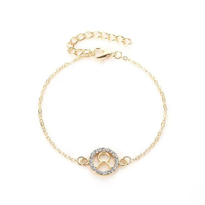 Zodiac Signs CZ Gold Color Bracelets for Everyday Wear